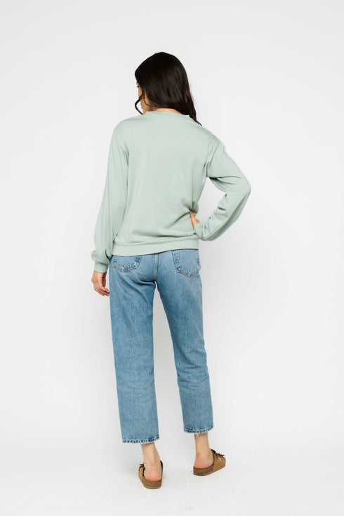 Jenna-Luxe Fleece Crew